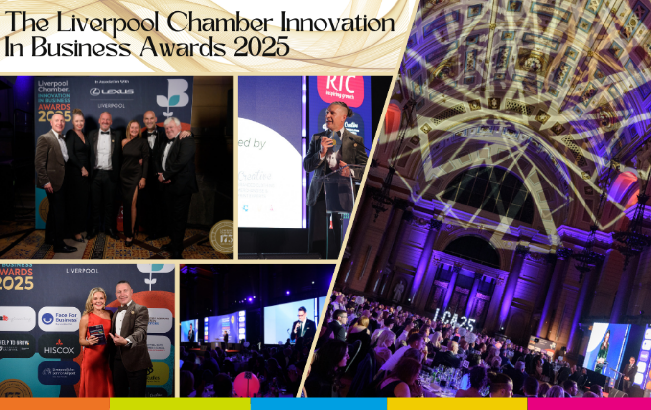 WILD THANG PROUD TO BE AN OFFICIAL SPONSOR AT THE LIVERPOOL CHAMBER INNOVATION IN BUSINESS AWARDS 2025